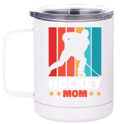 Hockey Mom For Hockey Great Gift 12 oz Stainless Steel Tumbler Cup