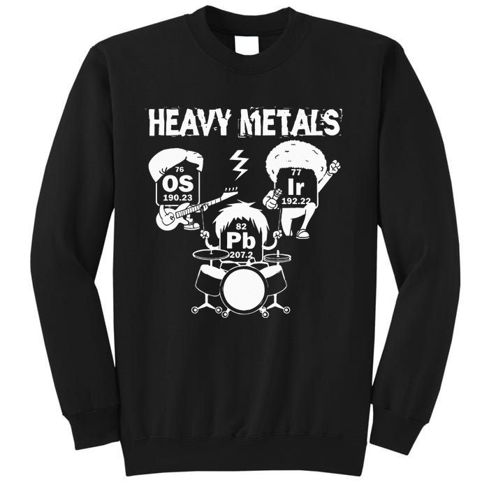 Heavy Metals Funny Chemist Elements Periodic Table Musical Sweatshirt