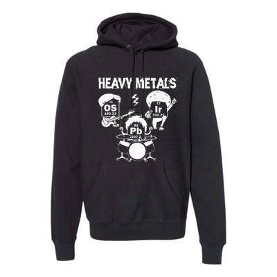 Heavy Metals Funny Chemist Elements Periodic Table Musical Premium Hoodie