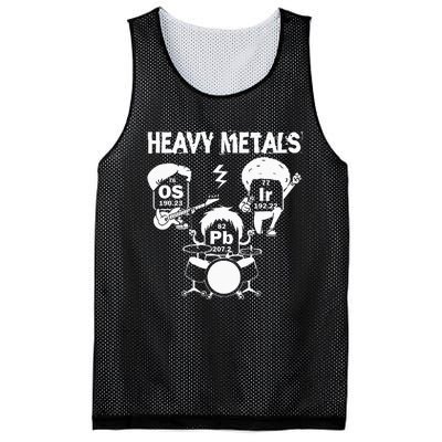 Heavy Metals Funny Chemist Elements Periodic Table Musical Mesh Reversible Basketball Jersey Tank