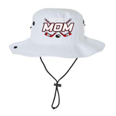 Hockey Moms For Women Mama Mother's Day Vintage Legacy Cool Fit Booney Bucket Hat