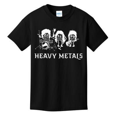 Heavy Metals Funny Chemistry Periodic Table Joke Kids T-Shirt