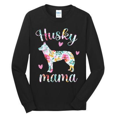 Husky Mom Funny Siberian Husky Mama Dog Tall Long Sleeve T-Shirt