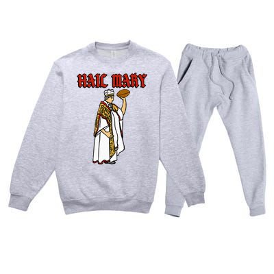 Hail Mary Football Premium Crewneck Sweatsuit Set