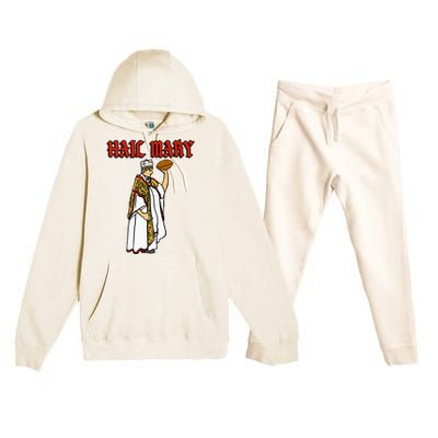 Hail Mary Football Premium Hooded Sweatsuit Set