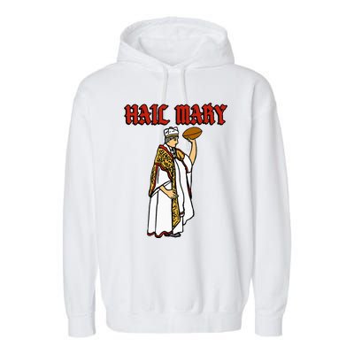 Hail Mary Football Garment-Dyed Fleece Hoodie