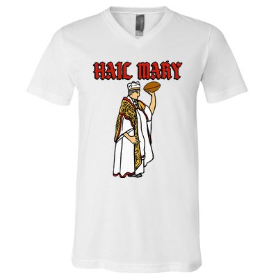 Hail Mary Football V-Neck T-Shirt