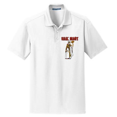 Hail Mary Football Dry Zone Grid Polo