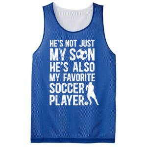 HeS My Favorite Soccer Player Dad Soccer Dad Soccer Father Great Gift Mesh Reversible Basketball Jersey Tank