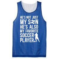 HeS My Favorite Soccer Player Dad Soccer Dad Soccer Father Great Gift Mesh Reversible Basketball Jersey Tank