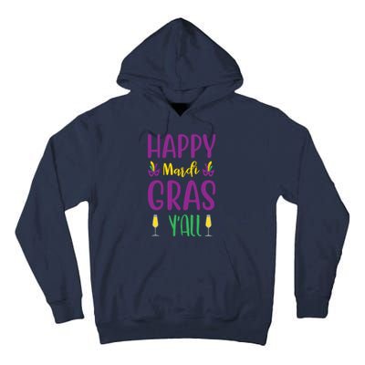 Happy Mardi Gras Ya'll Tall Hoodie