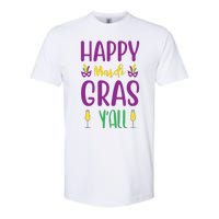 Happy Mardi Gras Ya'll Softstyle CVC T-Shirt