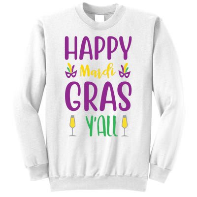 Happy Mardi Gras Ya'll Sweatshirt