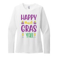 Happy Mardi Gras Ya'll Womens CVC Long Sleeve Shirt