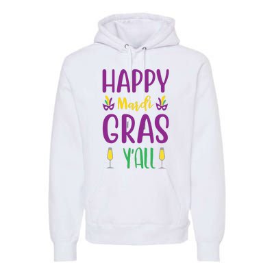 Happy Mardi Gras Ya'll Premium Hoodie