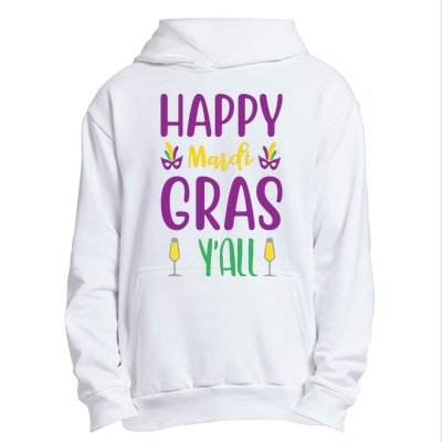 Happy Mardi Gras Ya'll Urban Pullover Hoodie