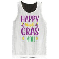 Happy Mardi Gras Ya'll Mesh Reversible Basketball Jersey Tank