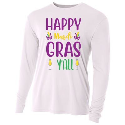 Happy Mardi Gras Ya'll Cooling Performance Long Sleeve Crew