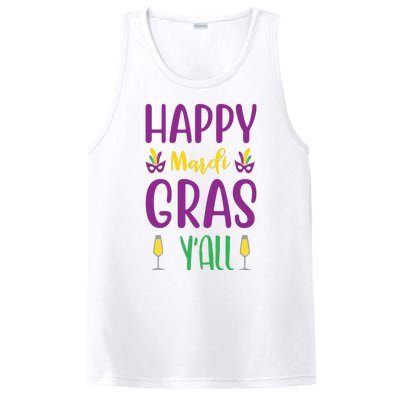 Happy Mardi Gras Ya'll PosiCharge Competitor Tank