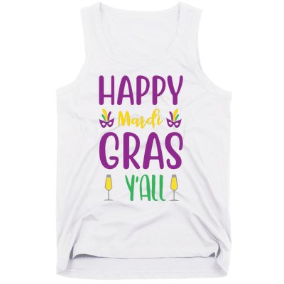 Happy Mardi Gras Ya'll Tank Top