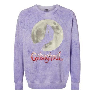 Hand Moon Gabagool Halloween Colorblast Crewneck Sweatshirt