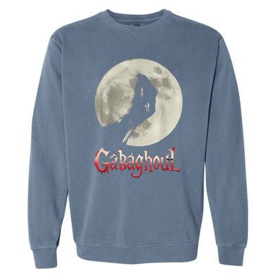 Hand Moon Gabagool Halloween Garment-Dyed Sweatshirt