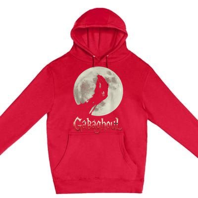 Hand Moon Gabagool Halloween Premium Pullover Hoodie