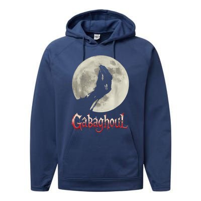 Hand Moon Gabagool Halloween Performance Fleece Hoodie