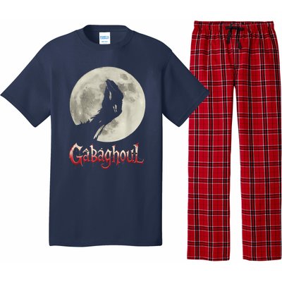 Hand Moon Gabagool Halloween Pajama Set