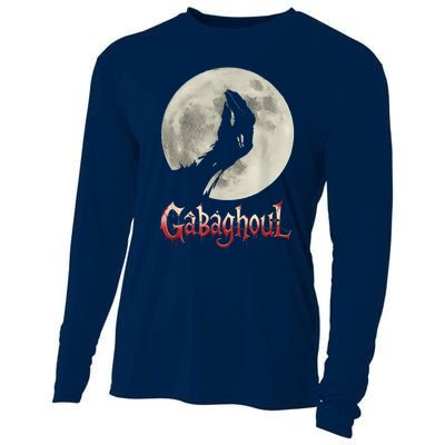 Hand Moon Gabagool Halloween Cooling Performance Long Sleeve Crew