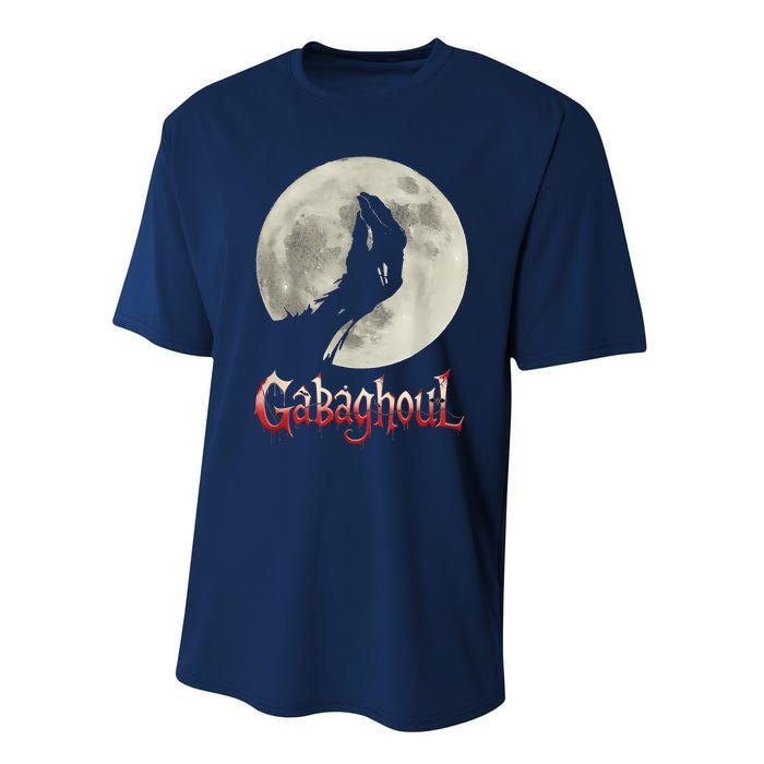 Hand Moon Gabagool Halloween Performance Sprint T-Shirt