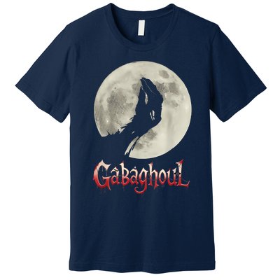 Hand Moon Gabagool Halloween Premium T-Shirt