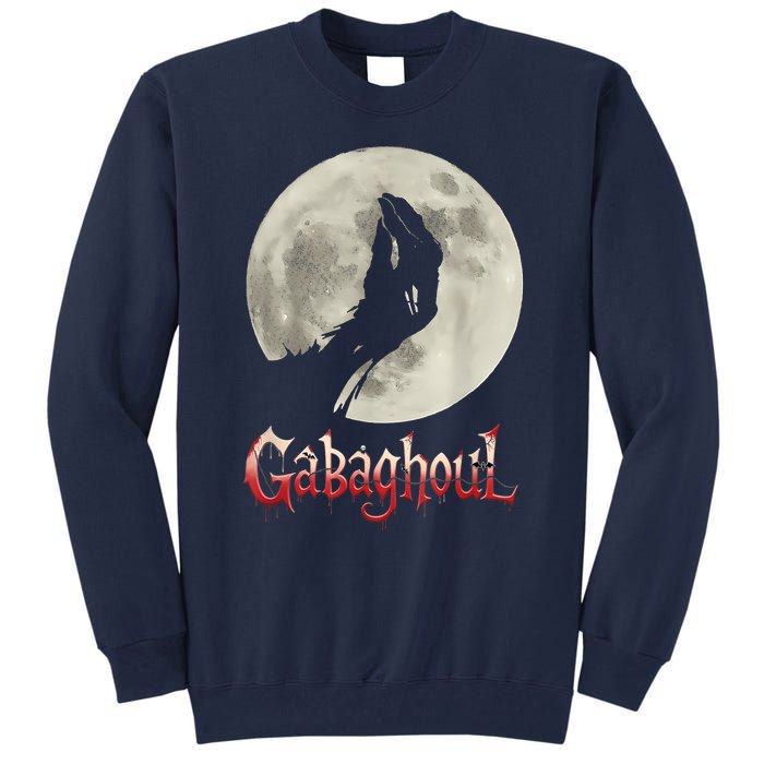 Hand Moon Gabagool Halloween Tall Sweatshirt