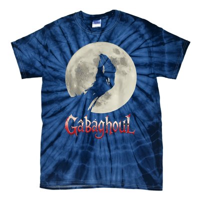 Hand Moon Gabagool Halloween Tie-Dye T-Shirt