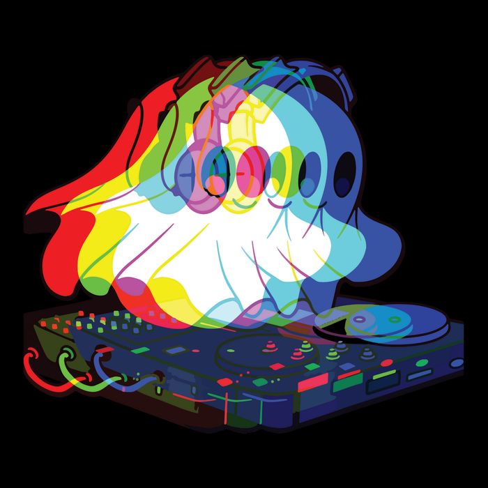 House Music Ghost Halloween Techno Rave Halloween Party 16 in Basic Backpack