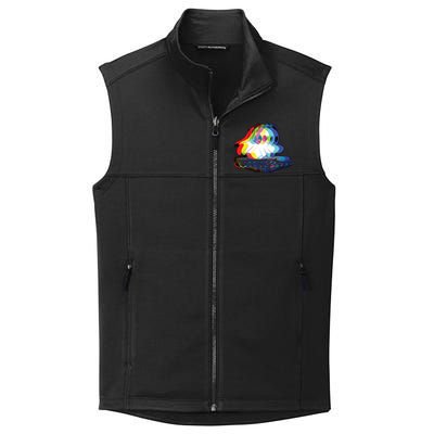 House Music Ghost Halloween Techno Rave Halloween Party Collective Smooth Fleece Vest