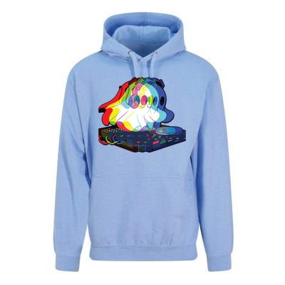 House Music Ghost Halloween Techno Rave Halloween Party Unisex Surf Hoodie