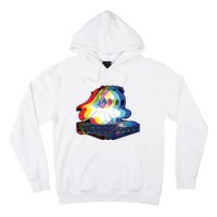 House Music Ghost Halloween Techno Rave Halloween Party Hoodie