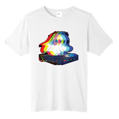 House Music Ghost Halloween Techno Rave Halloween Party Tall Fusion ChromaSoft Performance T-Shirt