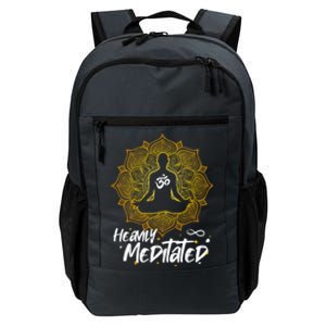 Heavily Meditated Gift Spiritual Yoga Meditation Great Gift Daily Commute Backpack