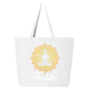 Heavily Meditated Gift Spiritual Yoga Meditation Great Gift 25L Jumbo Tote