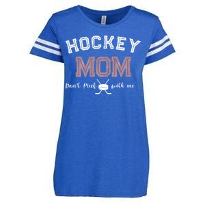 Hockey Mom Gift Dont Puck With Me Enza Ladies Jersey Football T-Shirt