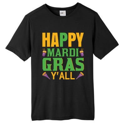 Happy Mardi Gras Ya'll Tall Fusion ChromaSoft Performance T-Shirt