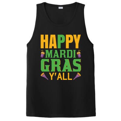 Happy Mardi Gras Ya'll PosiCharge Competitor Tank