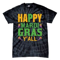 Happy Mardi Gras Ya'll Tie-Dye T-Shirt