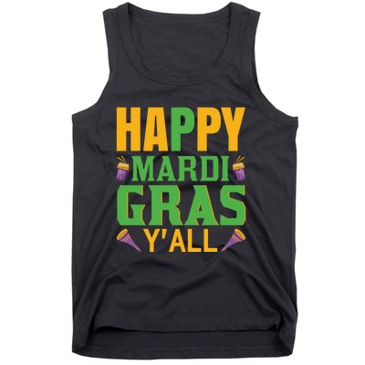 Happy Mardi Gras Ya'll Tank Top