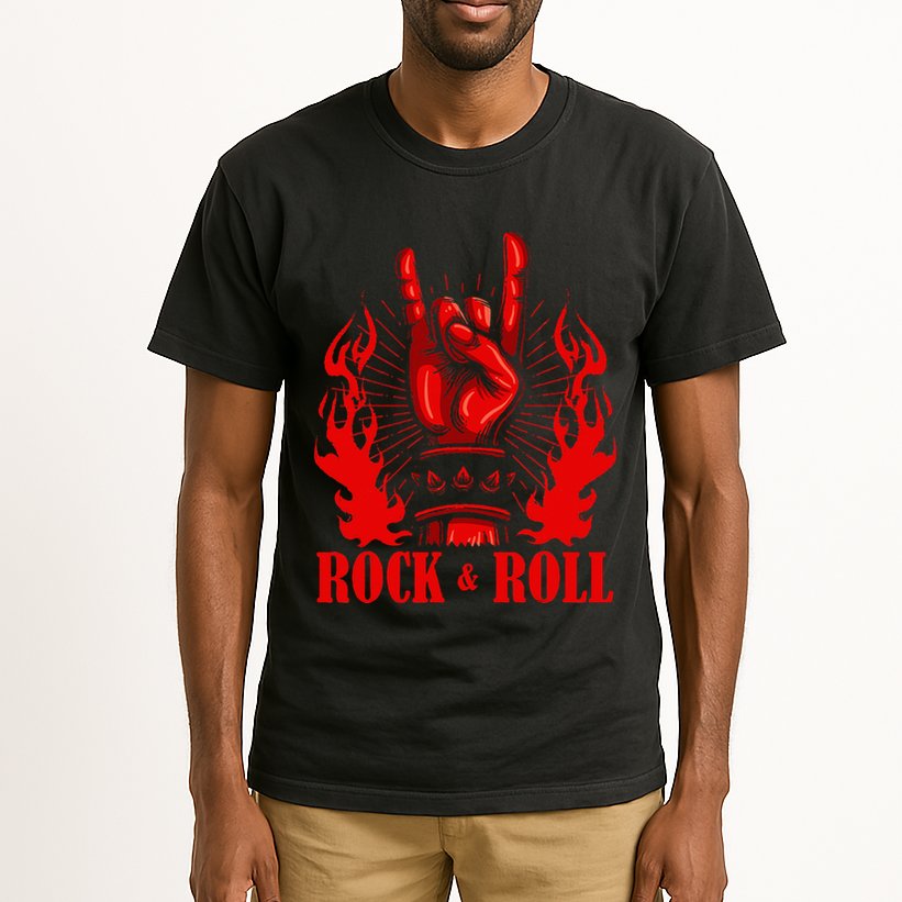 Heavy Metal Guitar Death Metal Rock N Roll Music Tall T-Shirt
