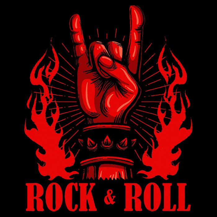Heavy Metal Guitar Death Metal Rock N Roll Music Tall T-Shirt