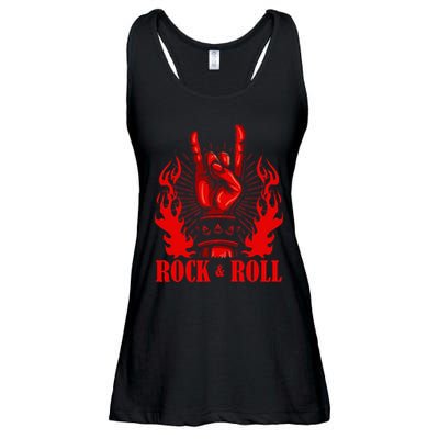Heavy Metal Guitar Death Metal Rock N Roll Music Ladies Essential Flowy Tank