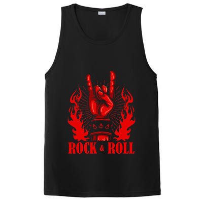 Heavy Metal Guitar Death Metal Rock N Roll Music PosiCharge Competitor Tank